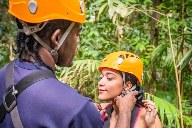 St. Lucia Zip line, Aerial Tram and Hiking tour Ultimate 3 - Reaching the rainforest from Castries