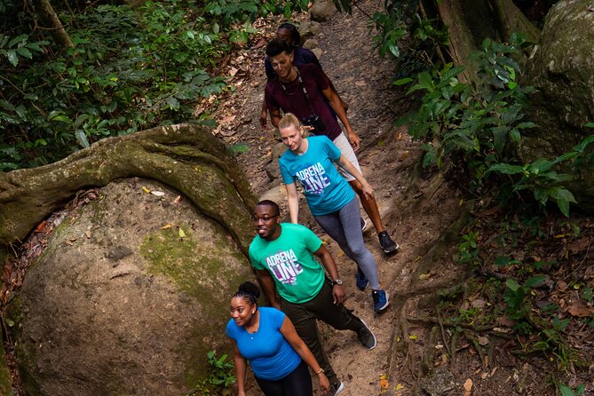 St. Lucia Zip line, Aerial Tram and Hiking tour Ultimate 3 - The return hike and second tram ride