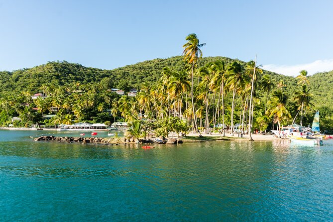 Tet Paul Hike & Soufriere Catamaran Experience - Pigeon Island from the water