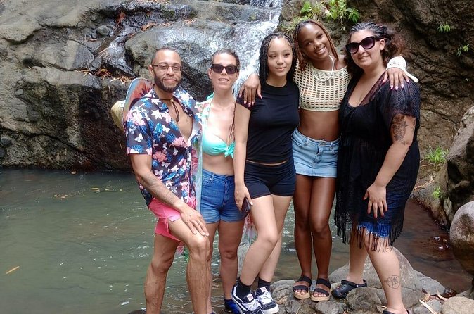 Waterfall and Beach Safari in Santa Lucia - Marigot Bay from the lookout