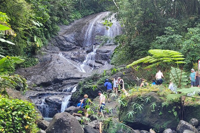Waterfall and Beach Safari in Santa Lucia - Venus Waterfall and the natural river pool